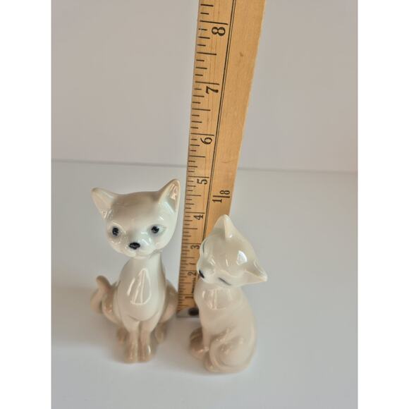 Vintage Otagiri Siamese Cat Figurines Set of 2 Mid Century Made In Japan 1950's - Picture 8 of 8